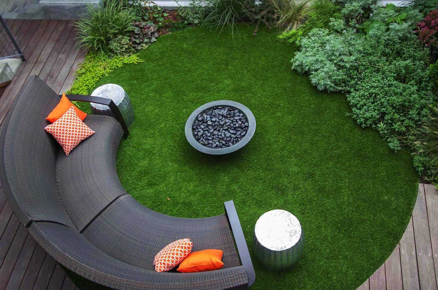 What Can I Put Under My Fire Pit To Protect My Grass