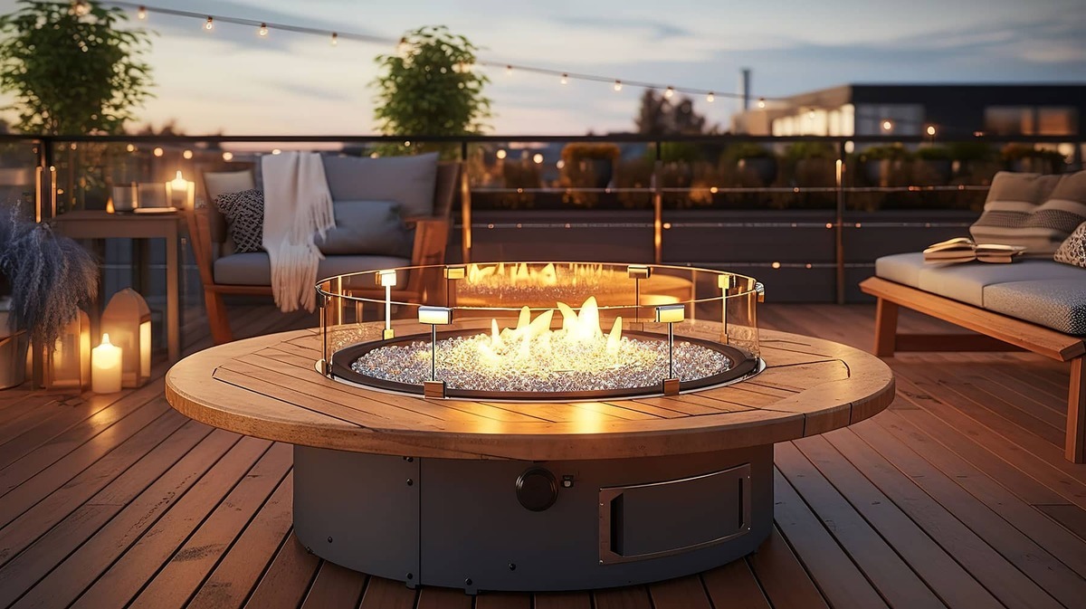 What Color Glass Looks Best In Fire Pit