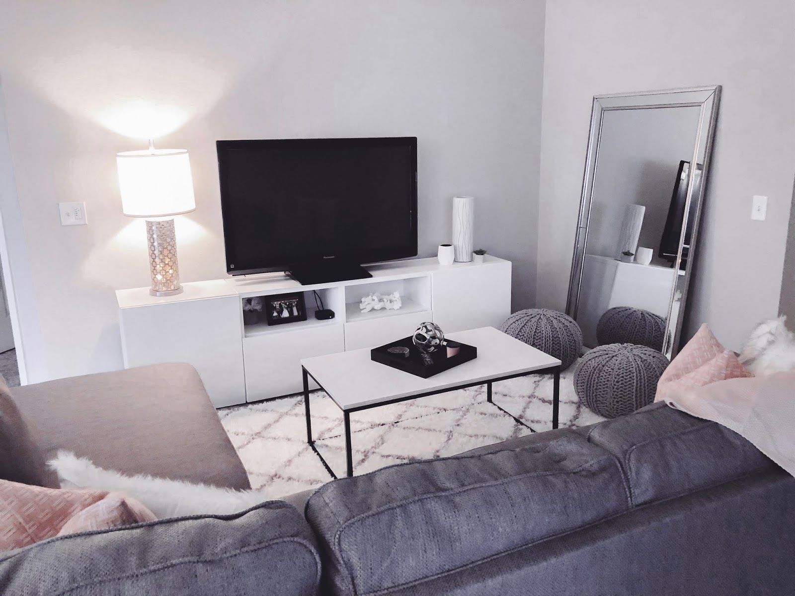 What Color TV Stand Goes With A Grey Couch