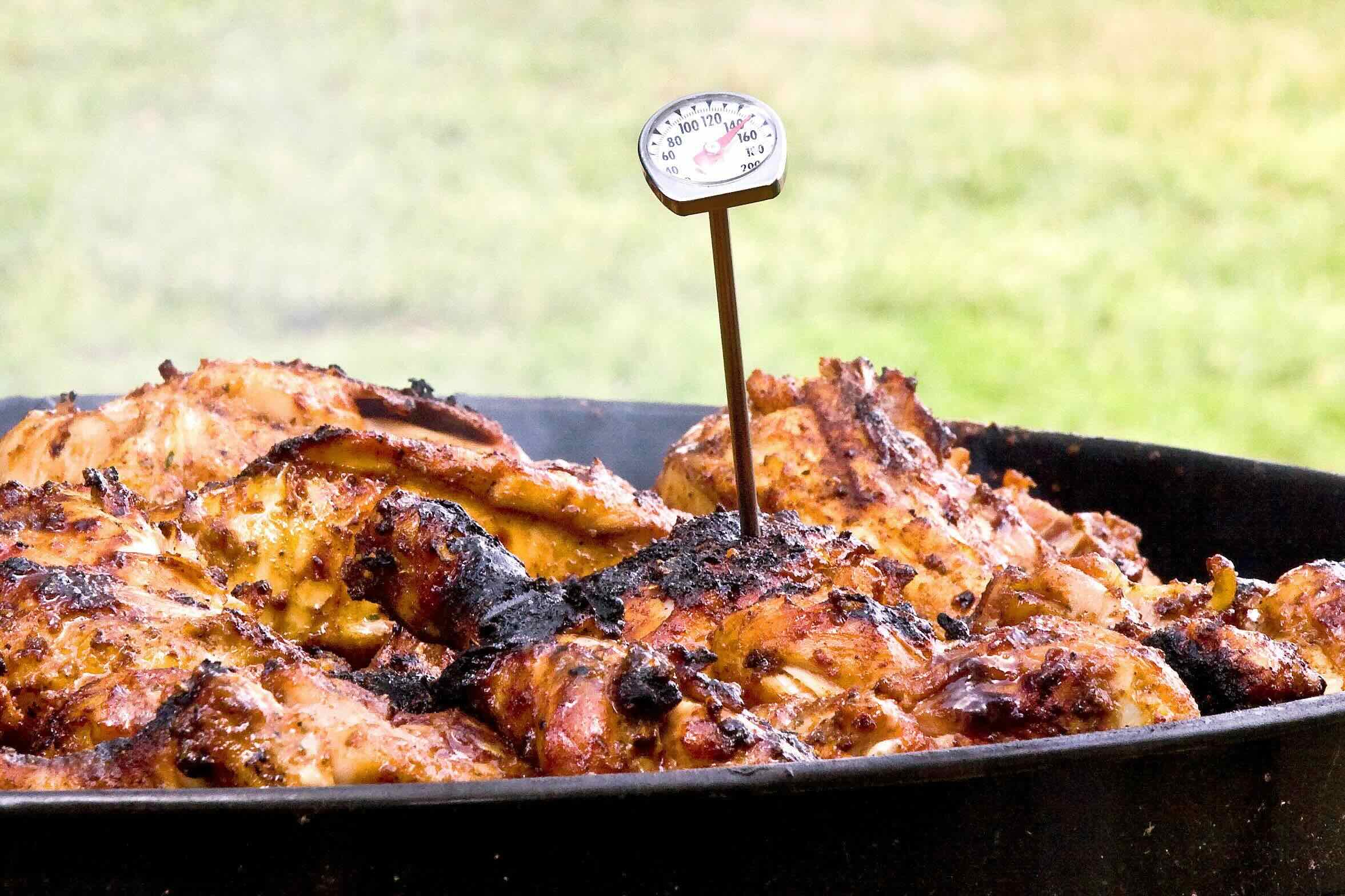 What Is The Correct Temperature For Barbecue Chicken That Is Being Prepared At An Outdoor Event