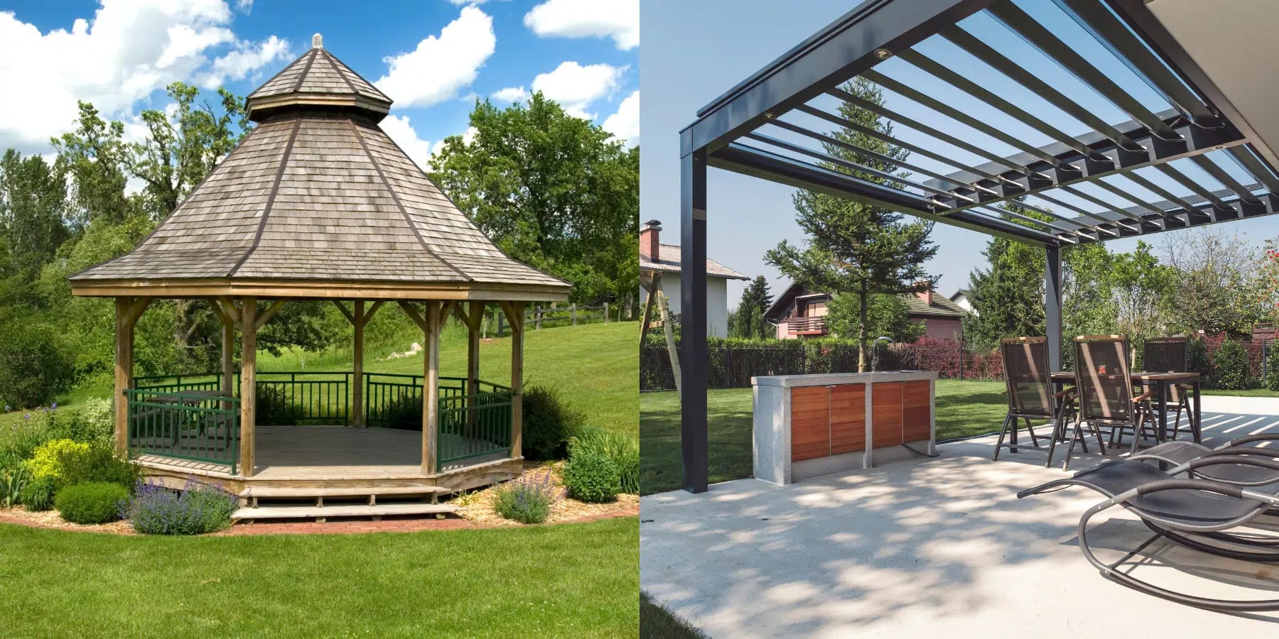 What Is The Difference Between A Pergola And A Gazebo?