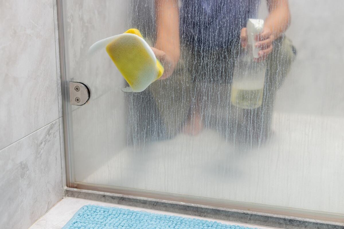 What Removes Hard Water Stains From Glass Shower Doors