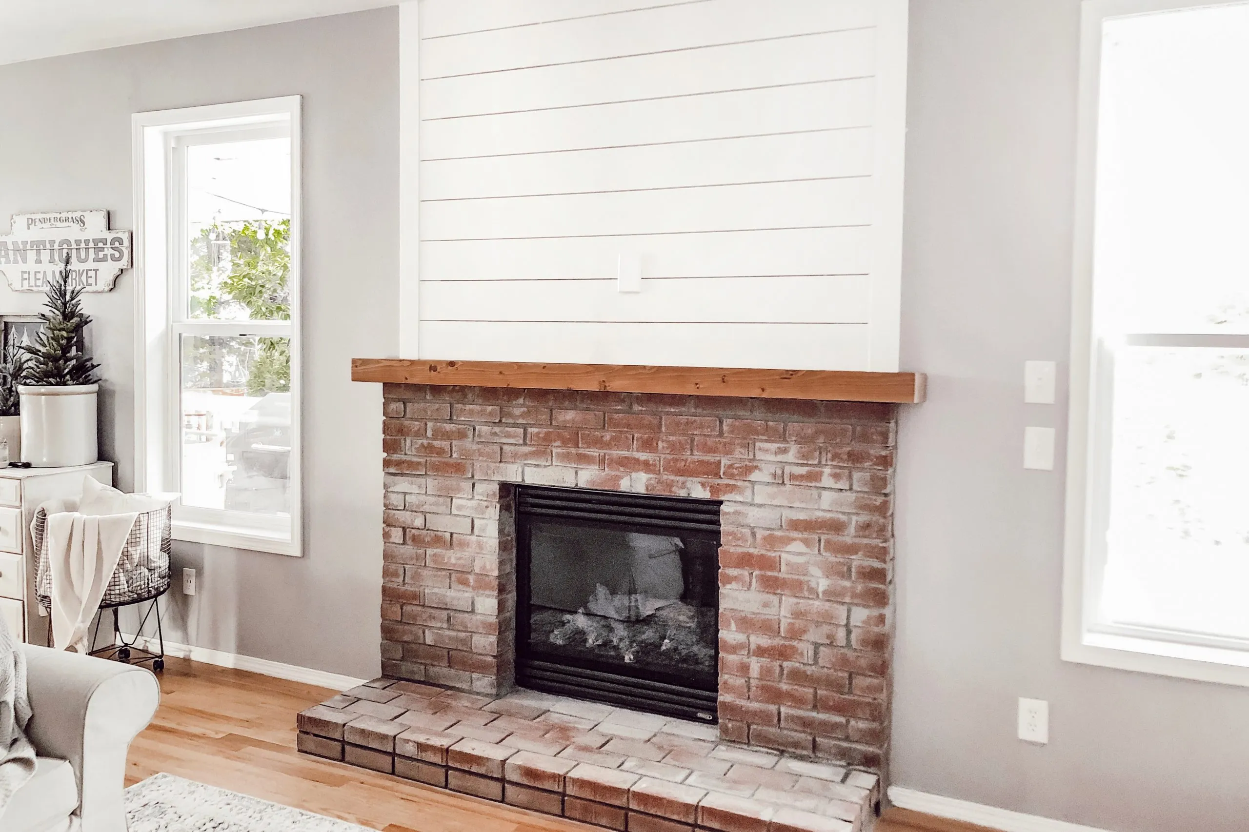 What To Do With A Brick Fireplace