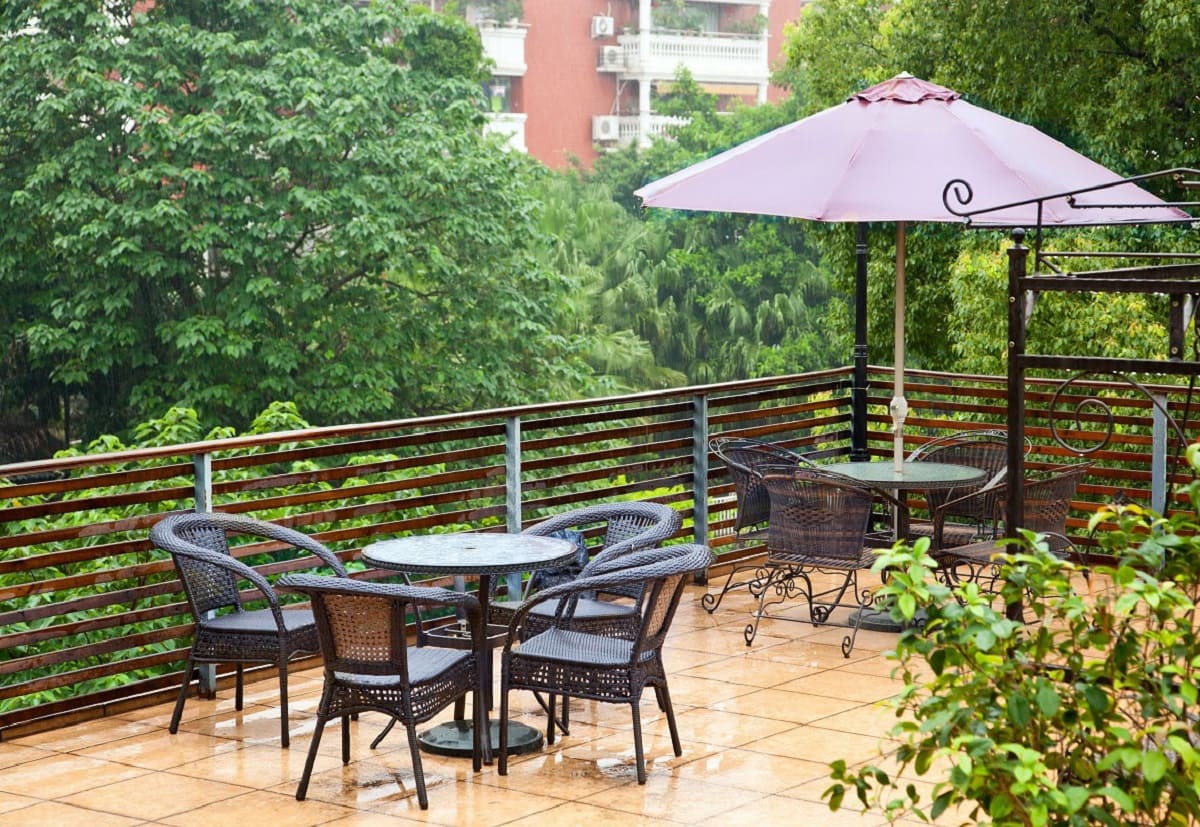 What To Do With Outdoor Furniture When It Rains
