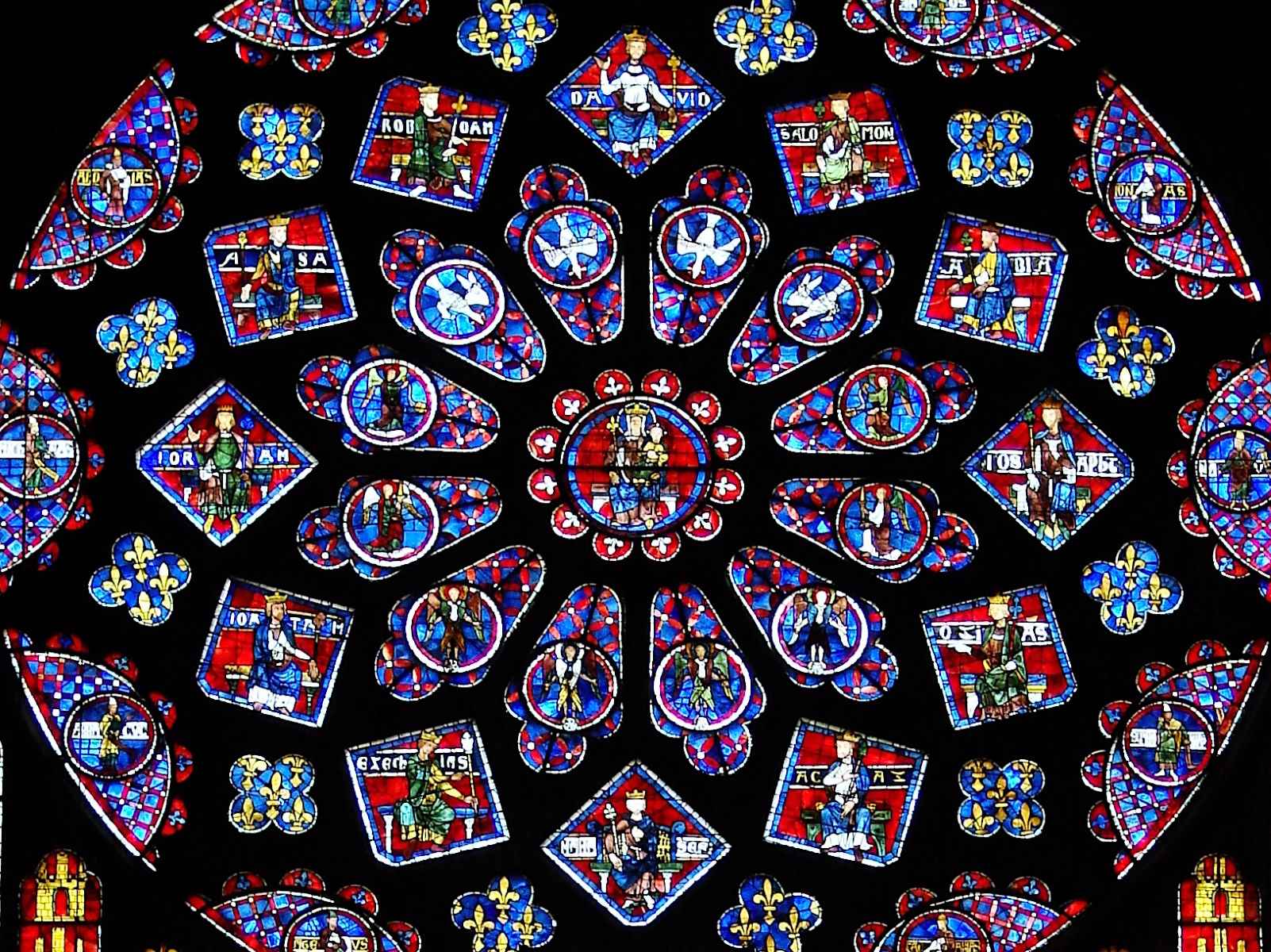 What Type Of Stained Glass Window Was Invented During The Gothic Period?