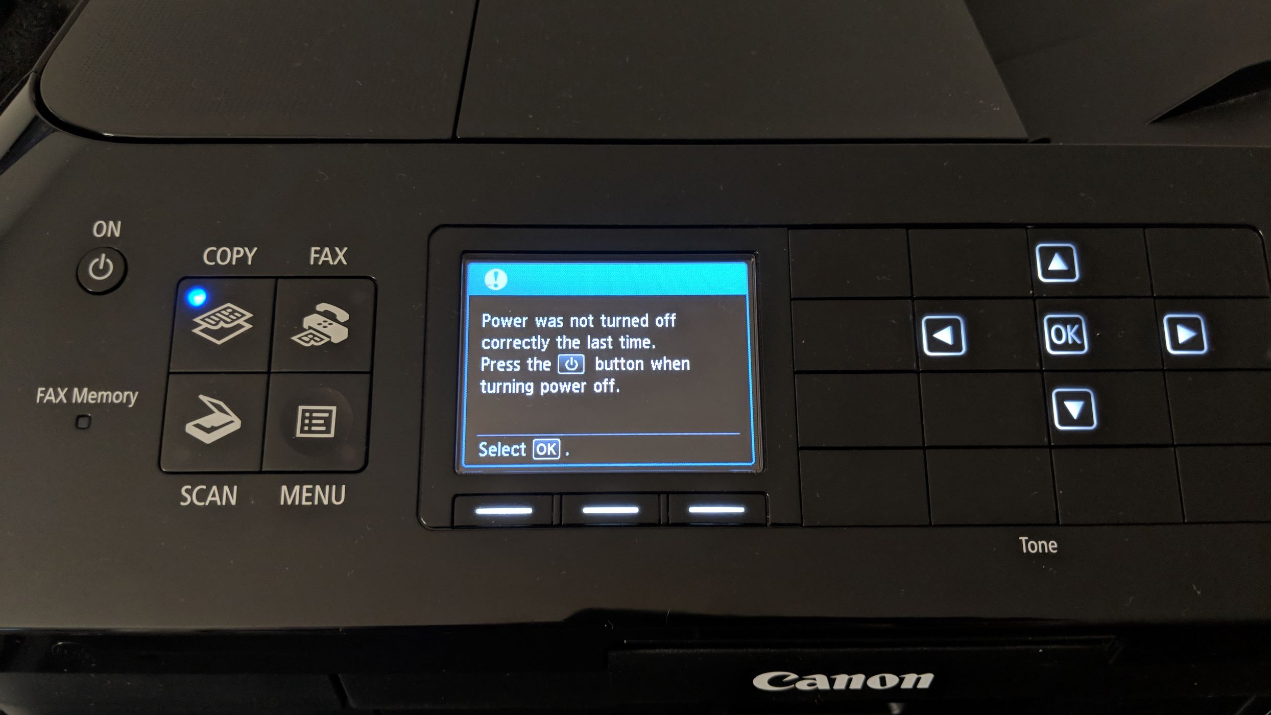 Where Is The Reset Button On My Canon Pixma Printer