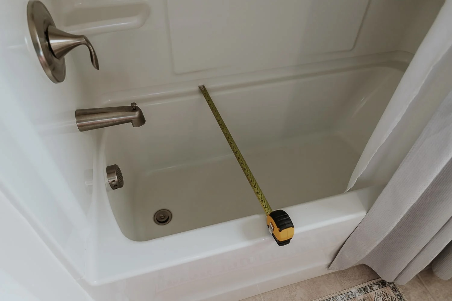 How to Measure a Bathtub—Standard Tub Sizes & Measuring Guide – Vevano