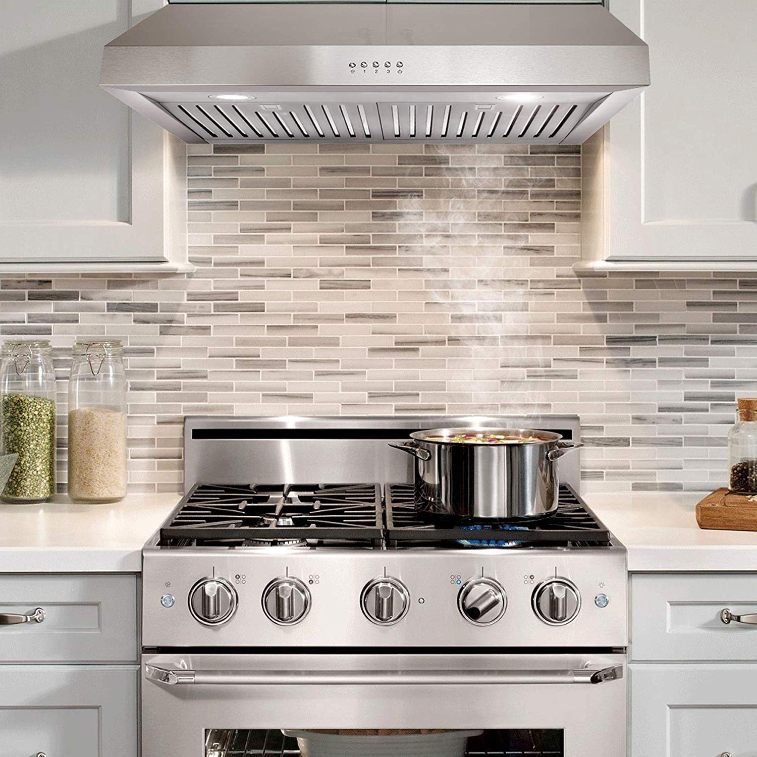 How High Should An Exhaust Fan Be Above The Stove