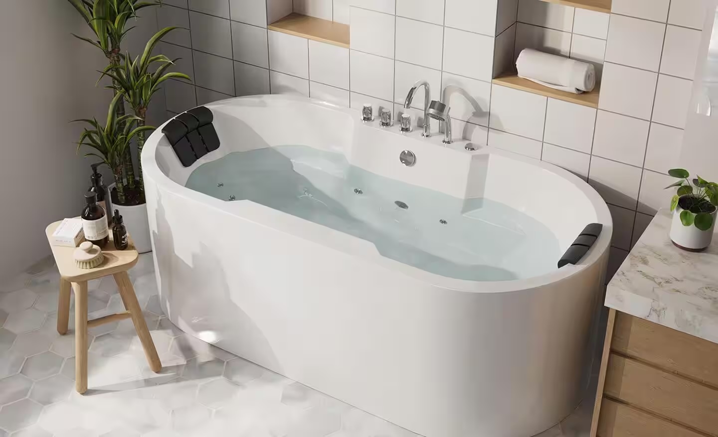 How Many Square Feet Is A Bathtub Surround?