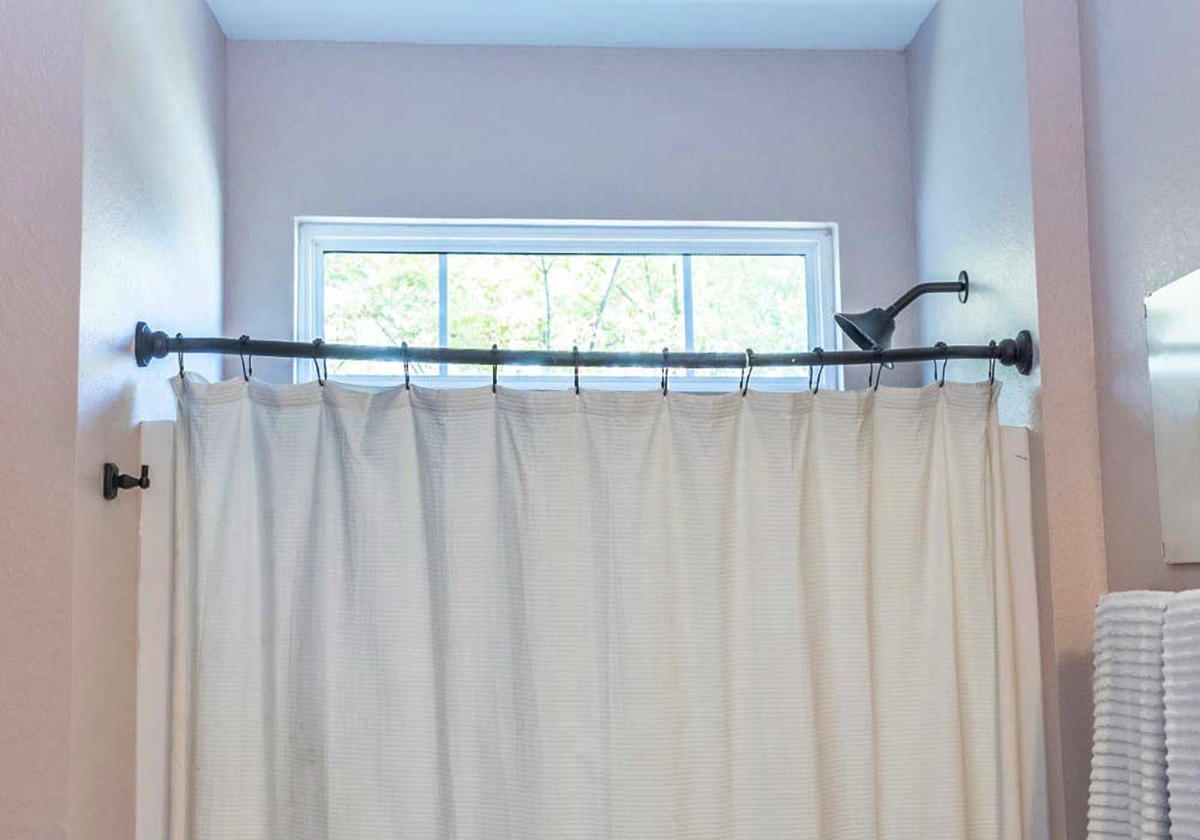 How To Adjust A Shower Curtain Rod