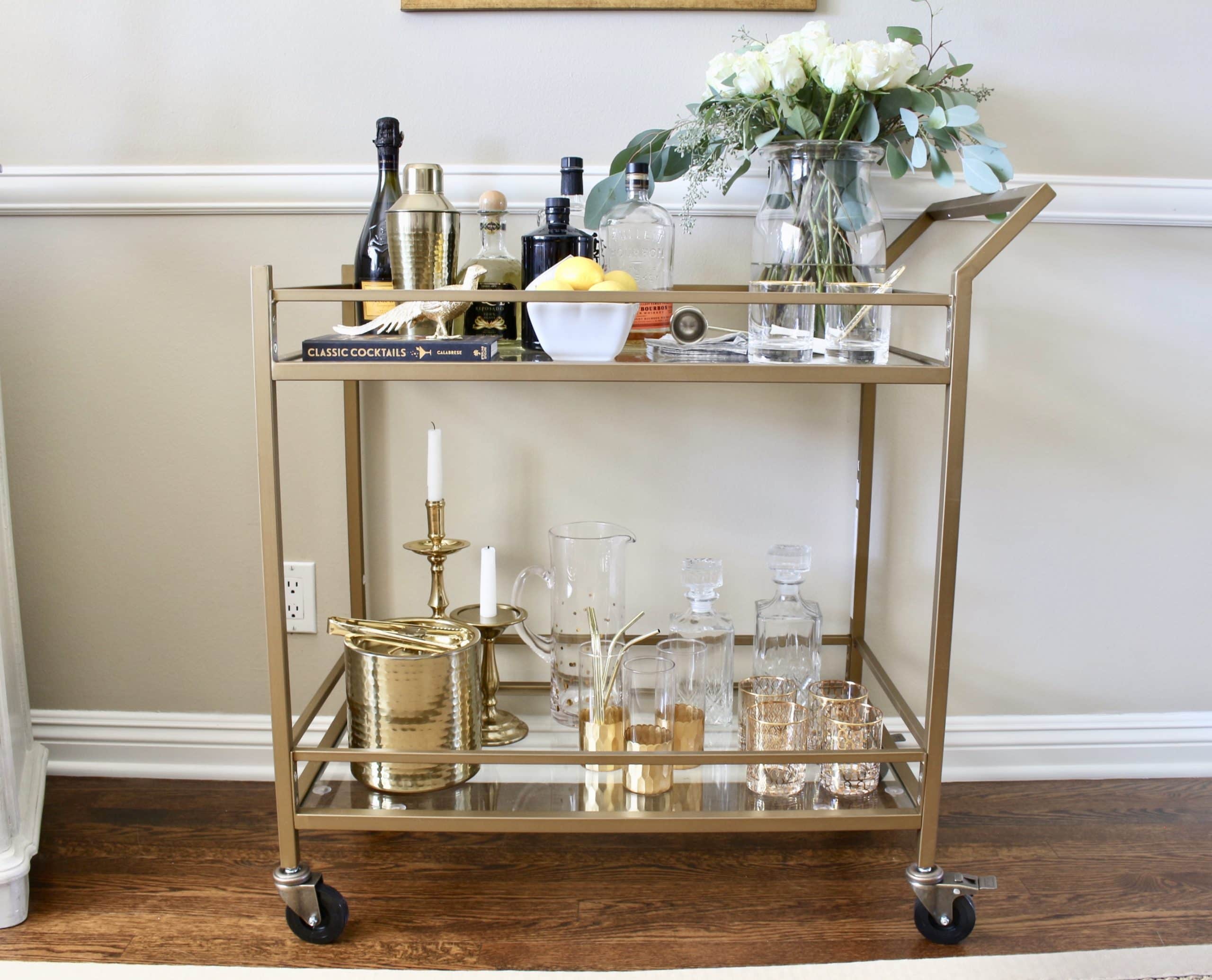 How To Build A Bar Cart From Scratch