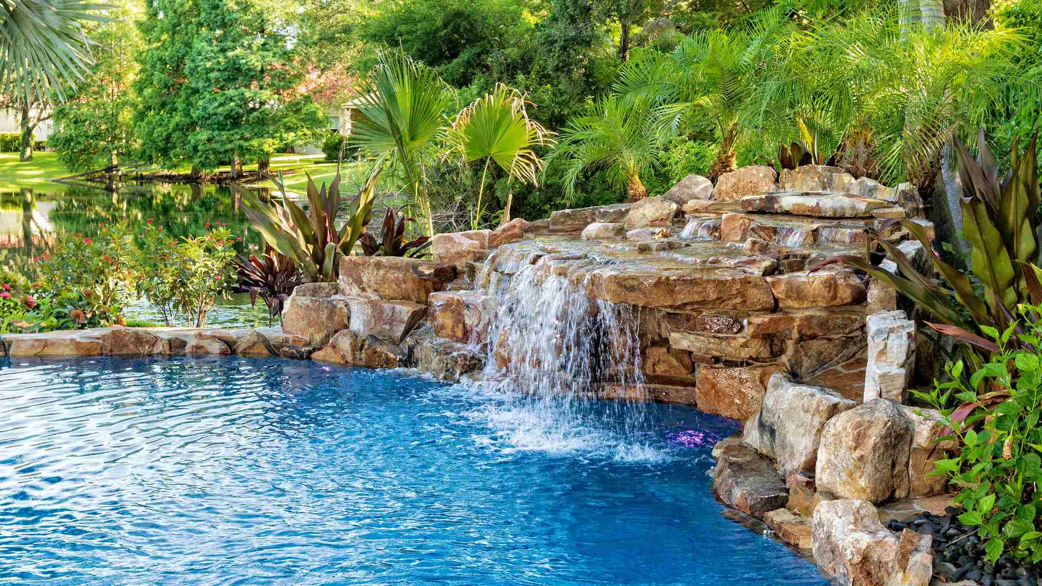 How To Build A Swimming Pool Waterfall