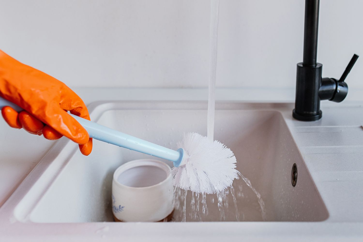How To Clean A Plunger And Toilet Brush