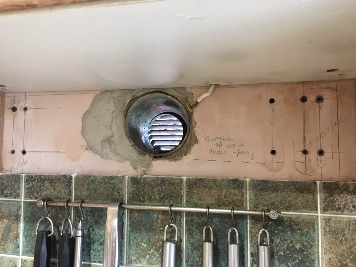 How To Close A Kitchen Exhaust Fan Hole