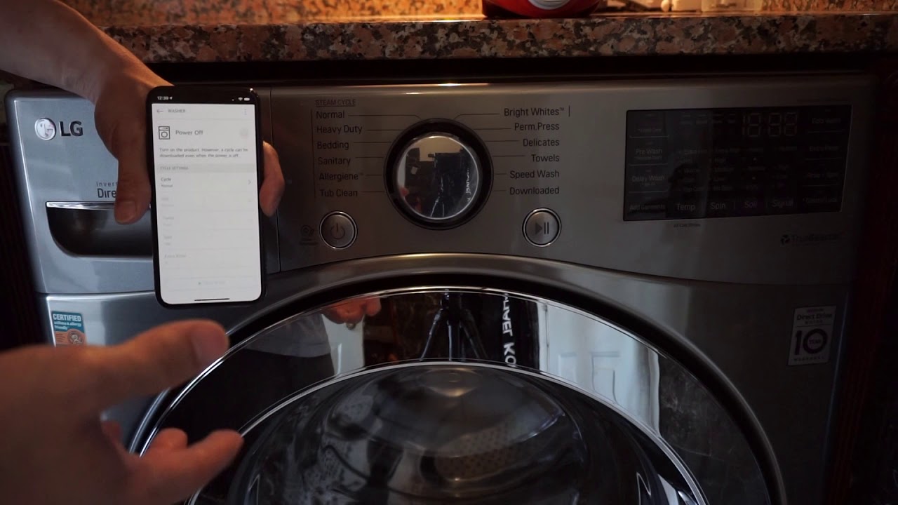 How To Connect An LG Washing Machine To A Phone