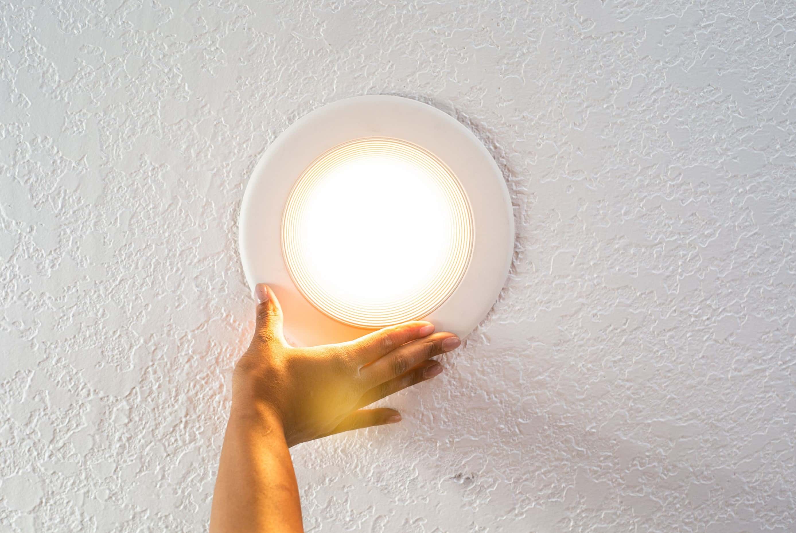 How To Fix A Ceiling Light Hole