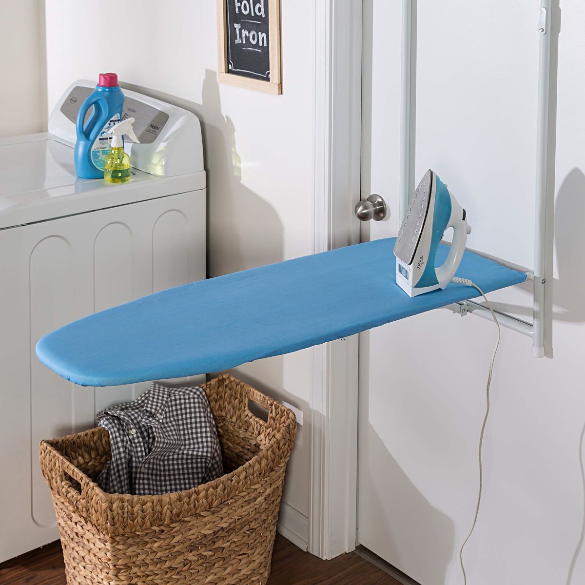 How To Hang An Ironing Board On A Door