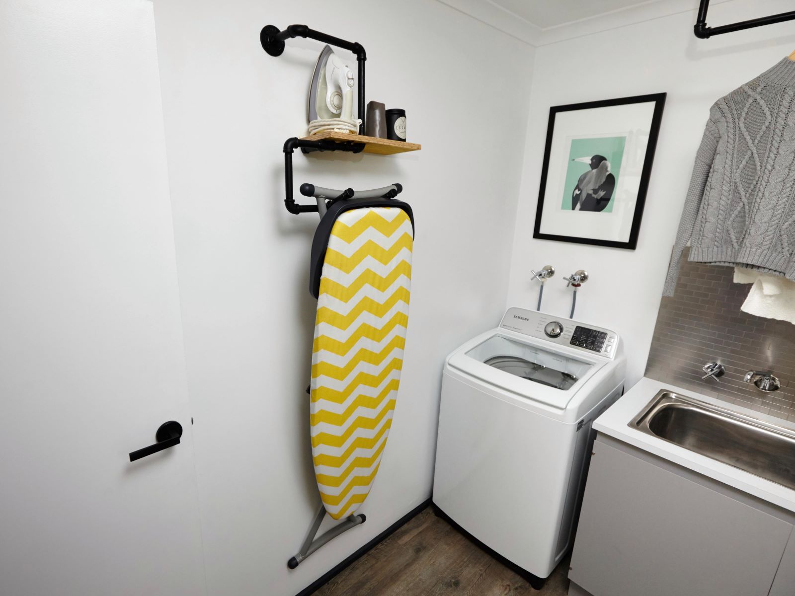 How To Hang An Ironing Board On The Wall