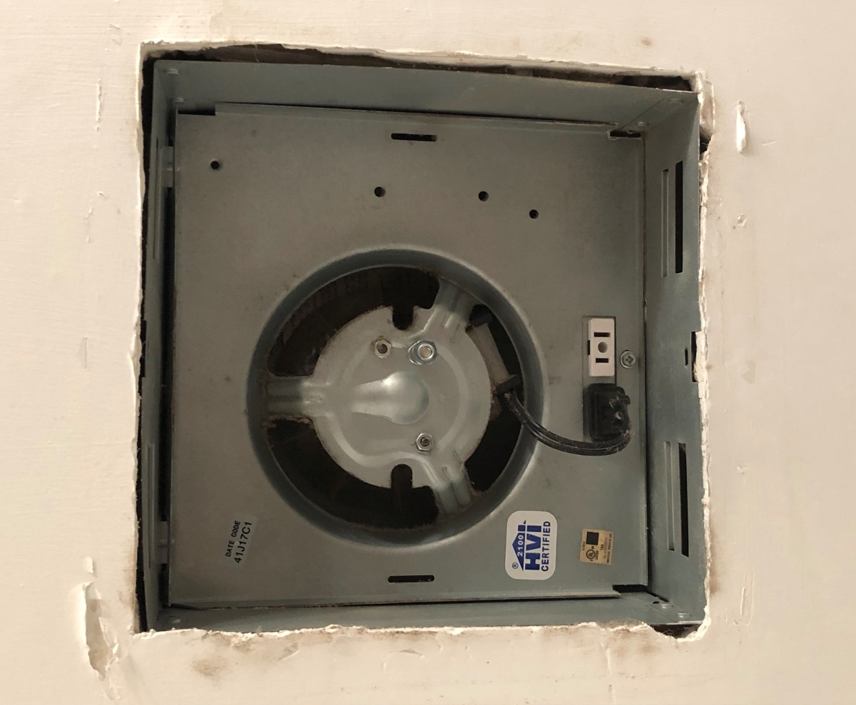 How To Install A Bathroom Exhaust Fan Without Attic Access