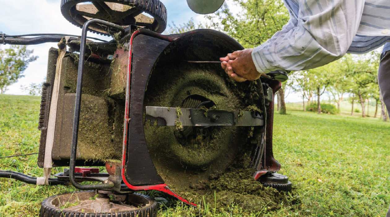 How To Keep Grass From Sticking To Mower Deck