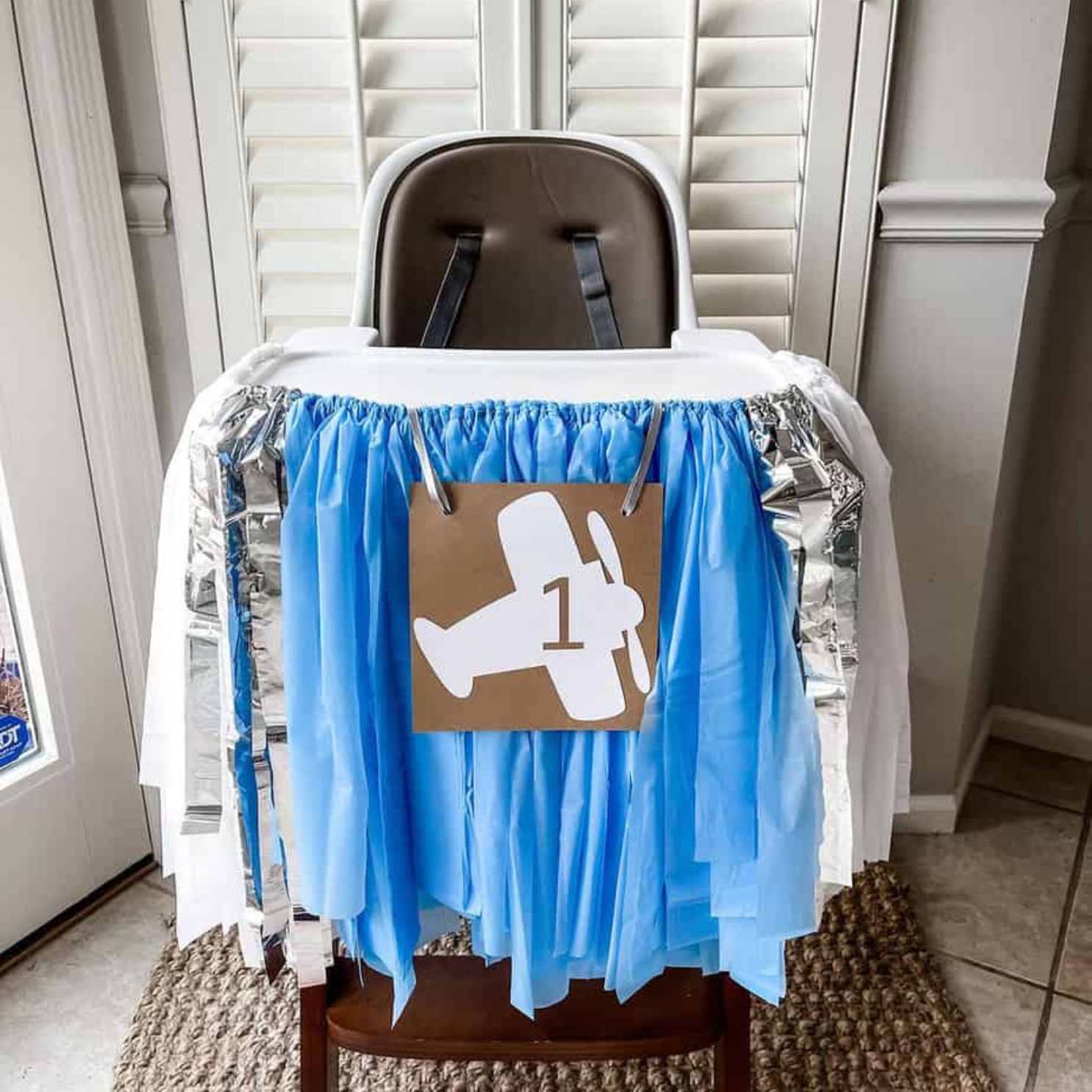 How To Make A High Chair Banner
