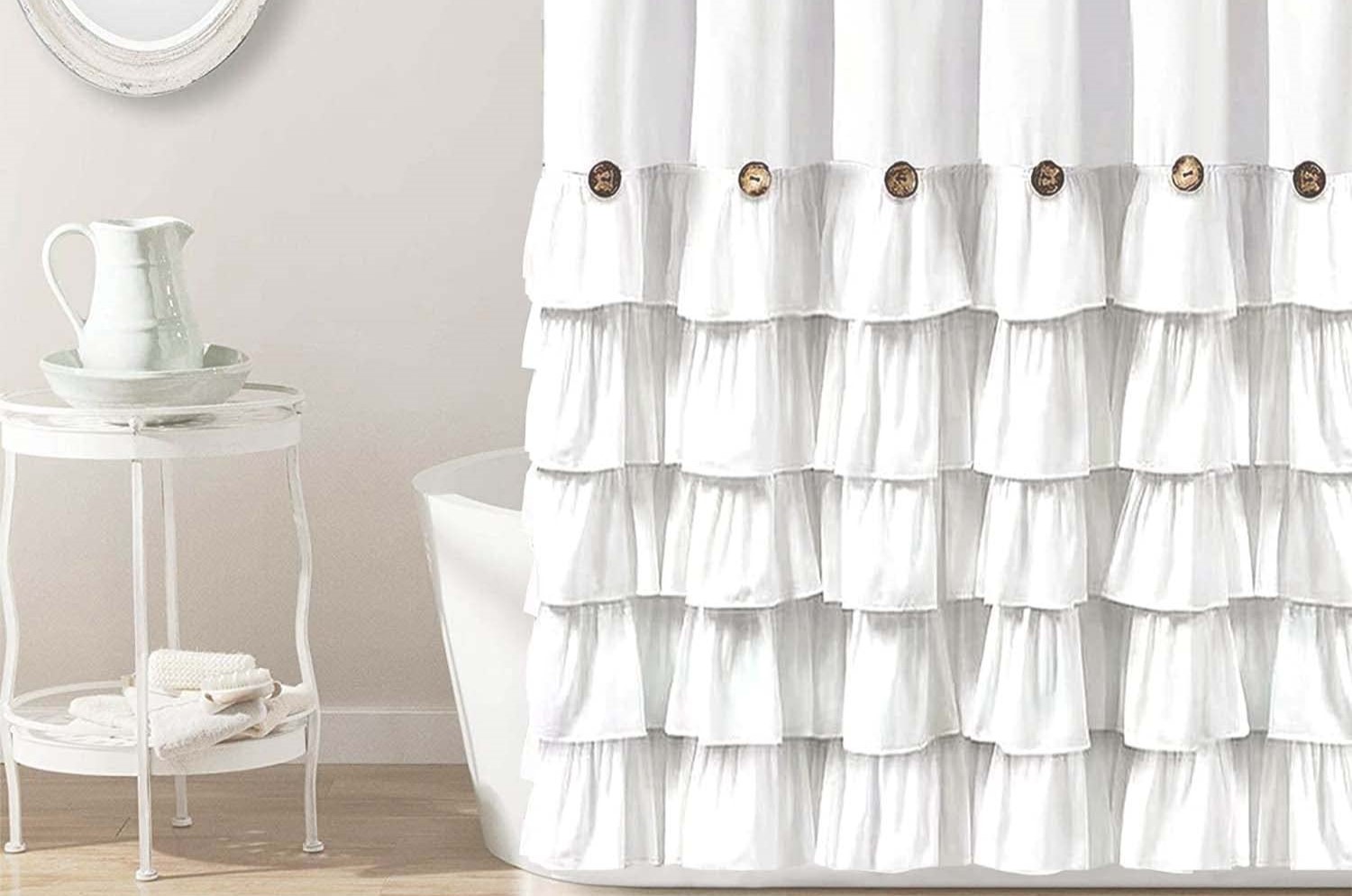 How To Make A Ruffled Shower Curtain