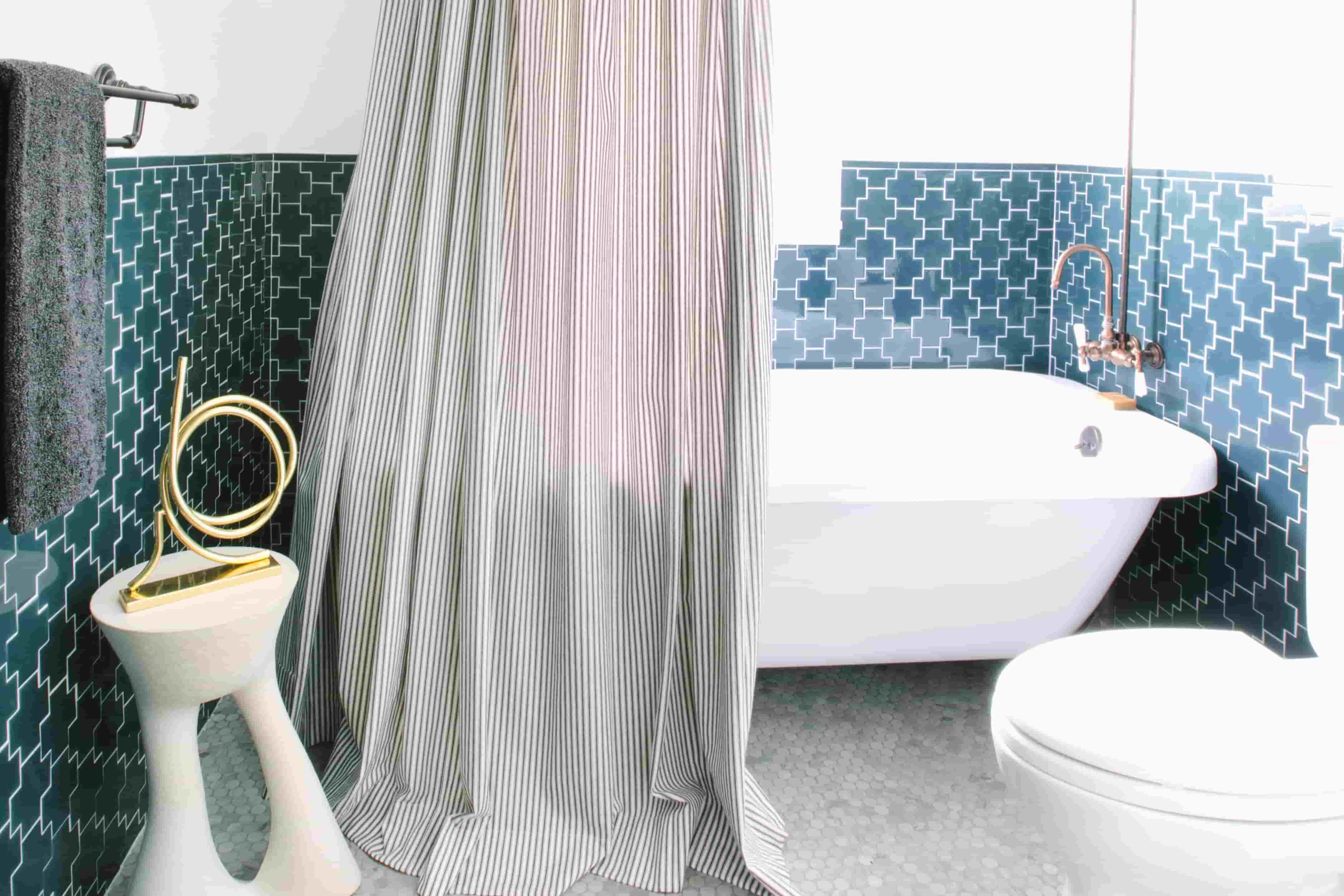 How To Make A Shower Curtain Longer