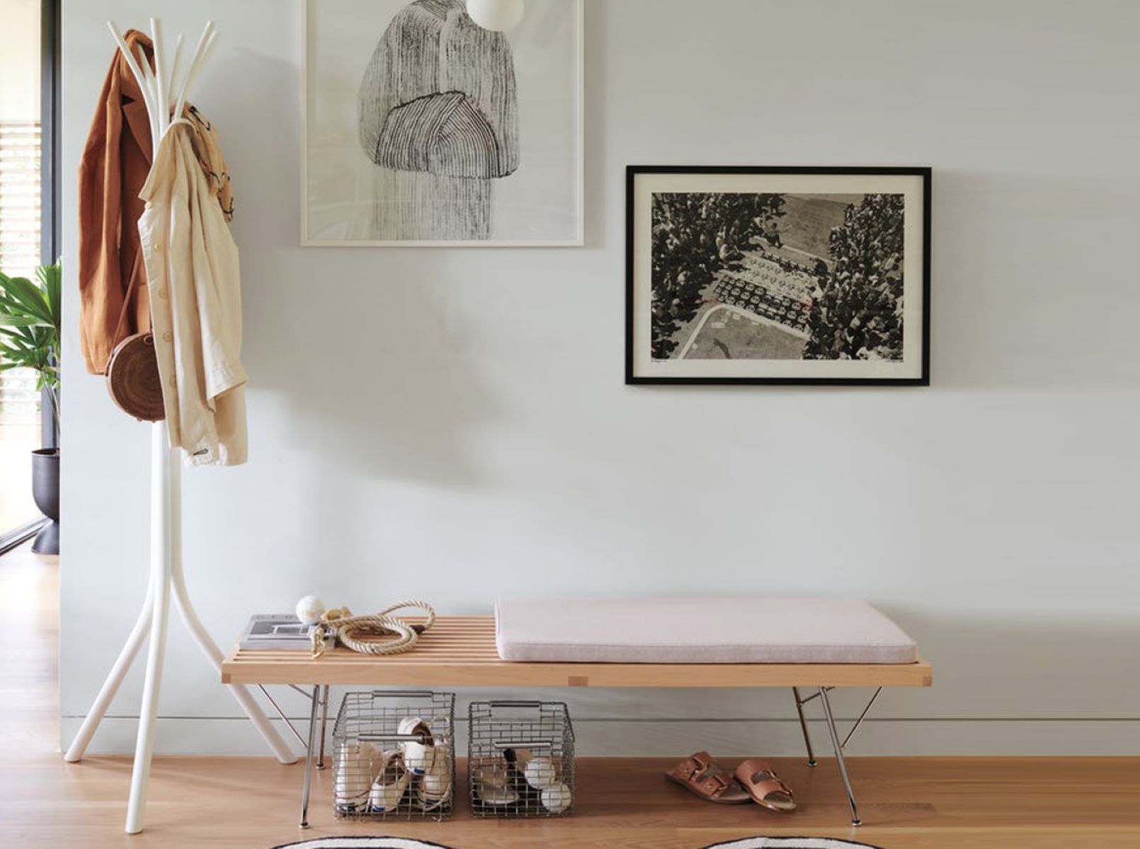 How To Make A Standing Coat Rack