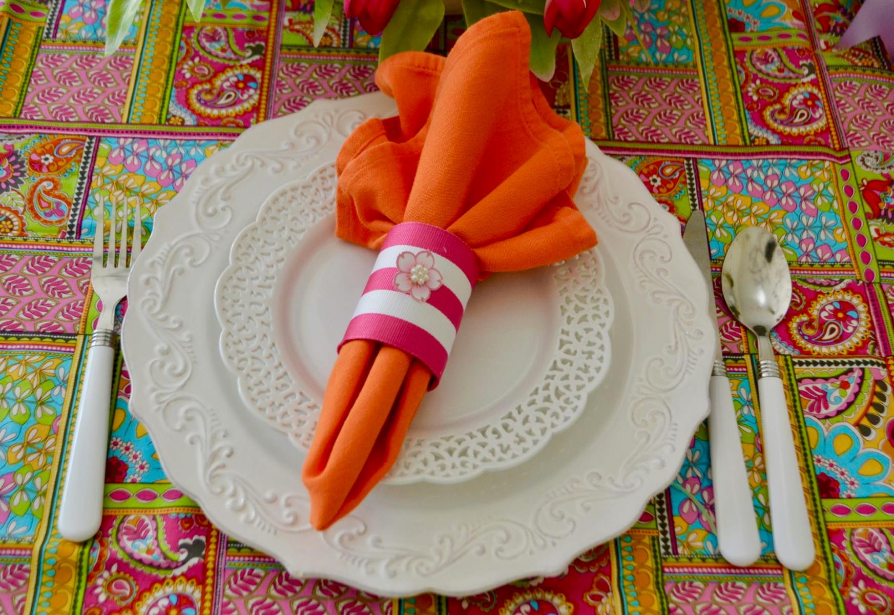 How To Make Napkin Rings Out Of Ribbon