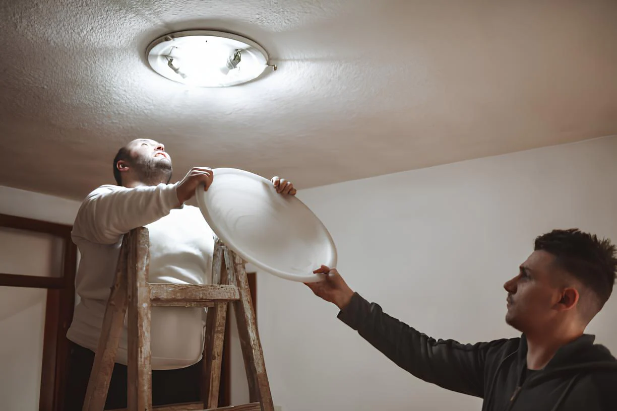 How To Remove A Ceiling Light Cover Without Screws