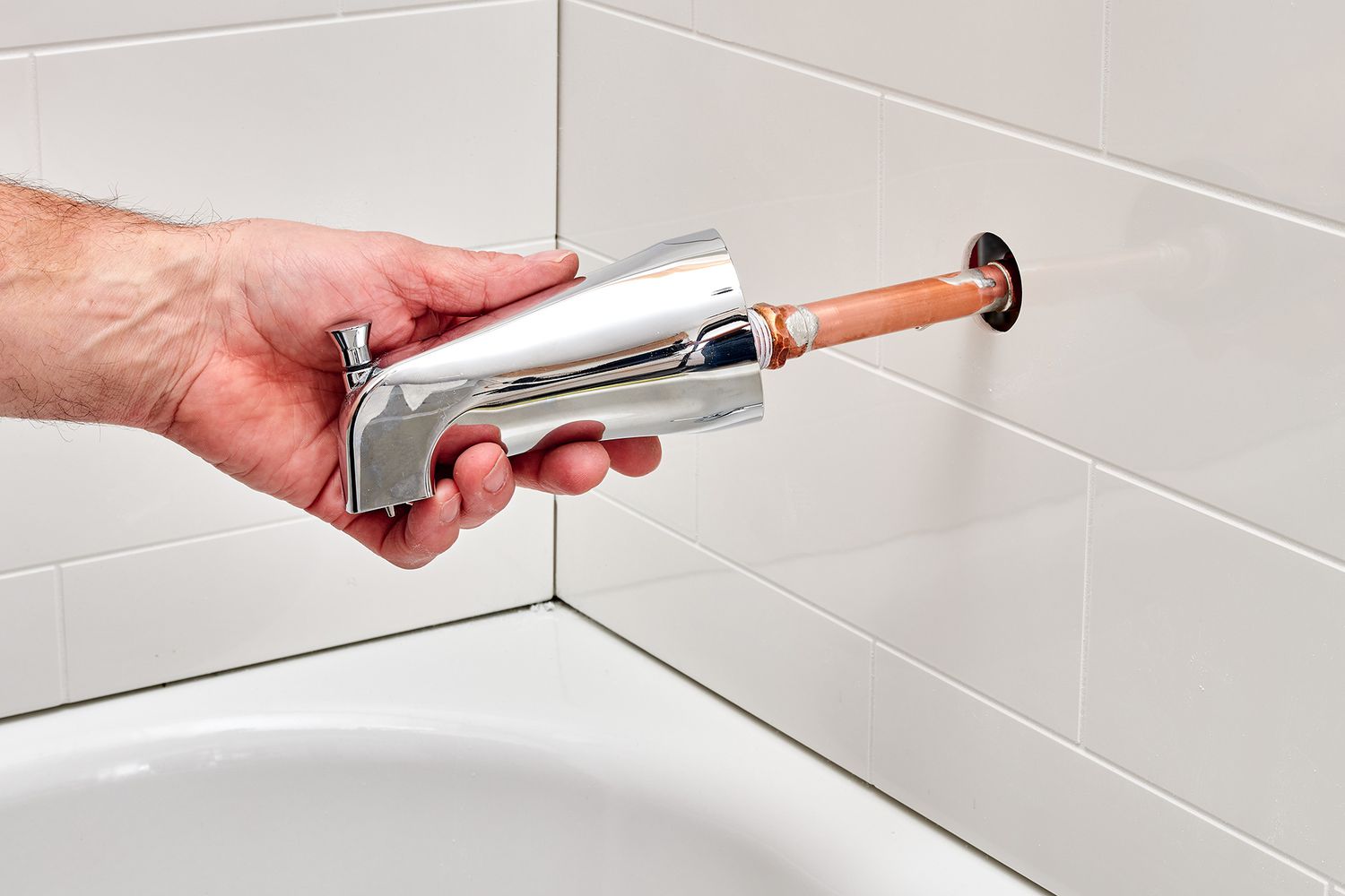 How To Replace A Bathtub Spout Shower Diverter