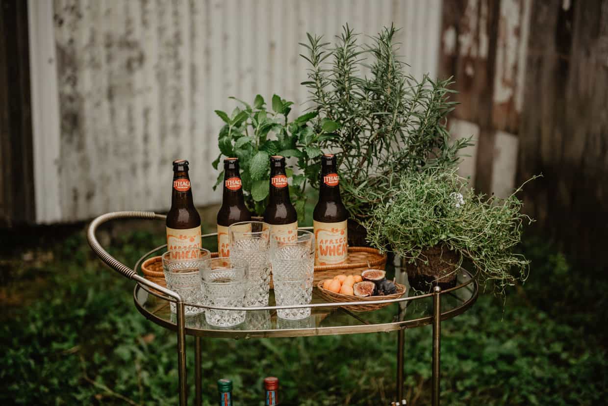 How To Stage An Outdoor Bar Cart