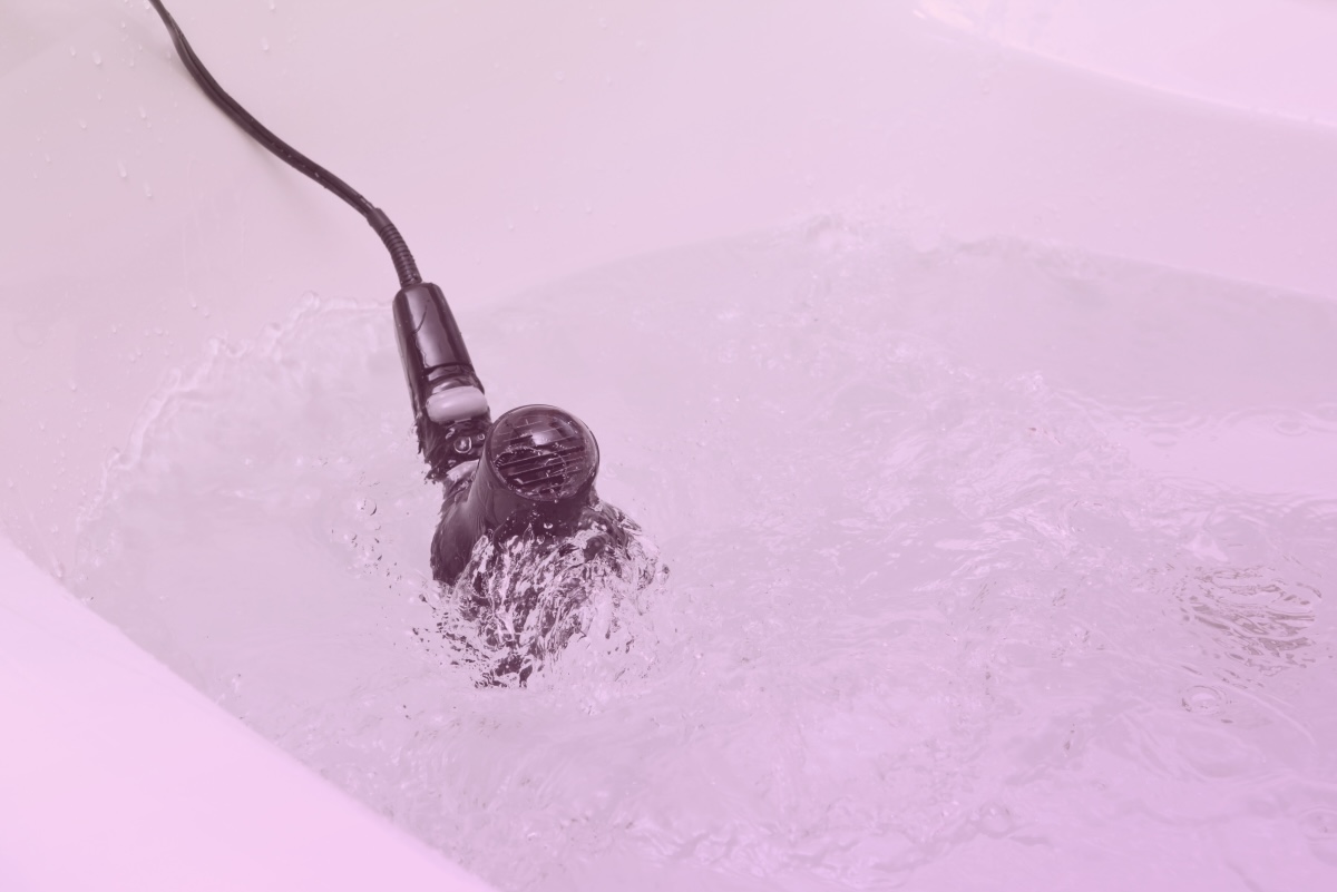 What Happens When You Drop A Hairdryer In The Bathtub?