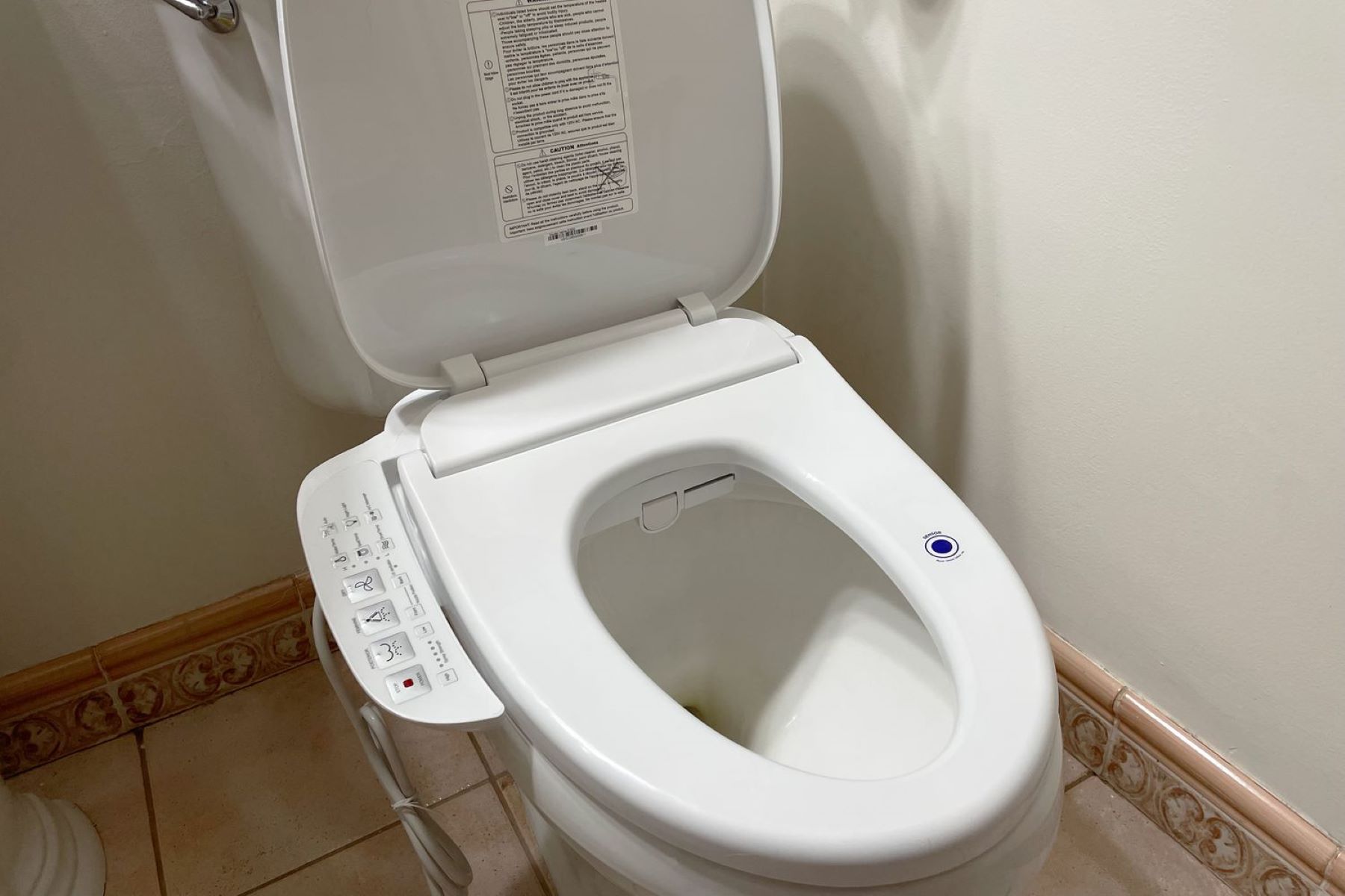 When Did Electronic Bidet Toilets Begin To Be Imported And Sold On The Japanese Market?