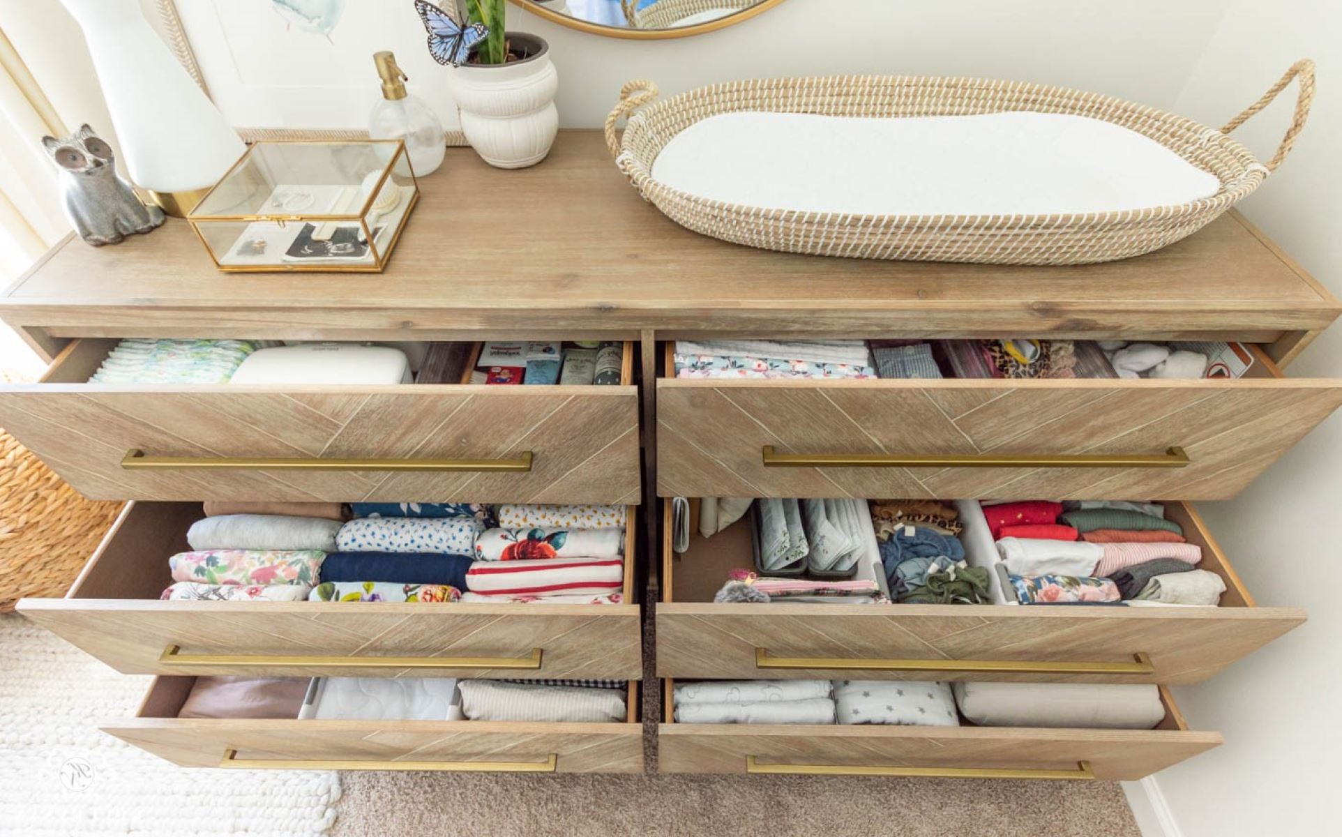 How To Organize A Baby Dresser