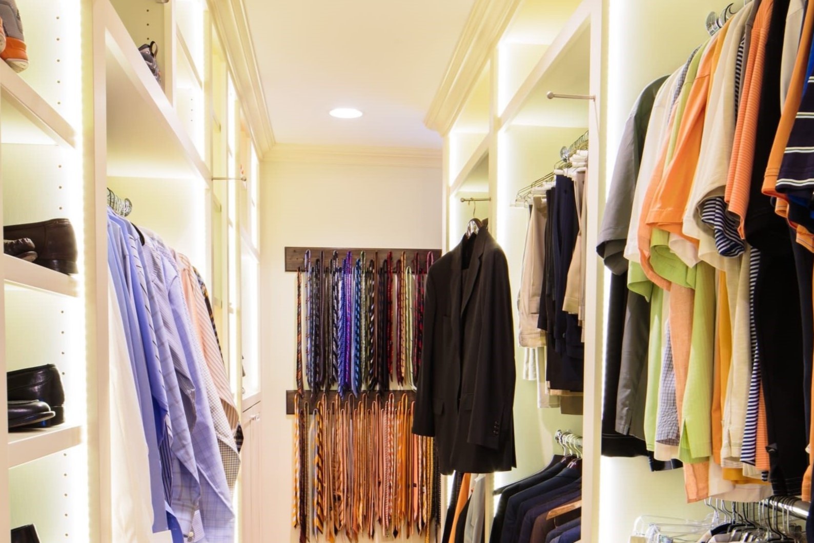 How To Organize A Long Narrow Closet