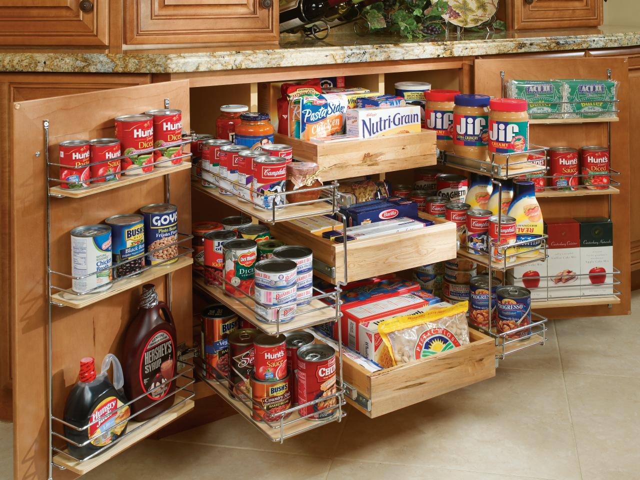 How To Organize A Pull Out Pantry
