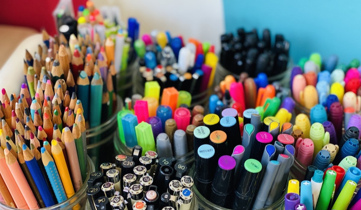 How To Organize Art Supplies