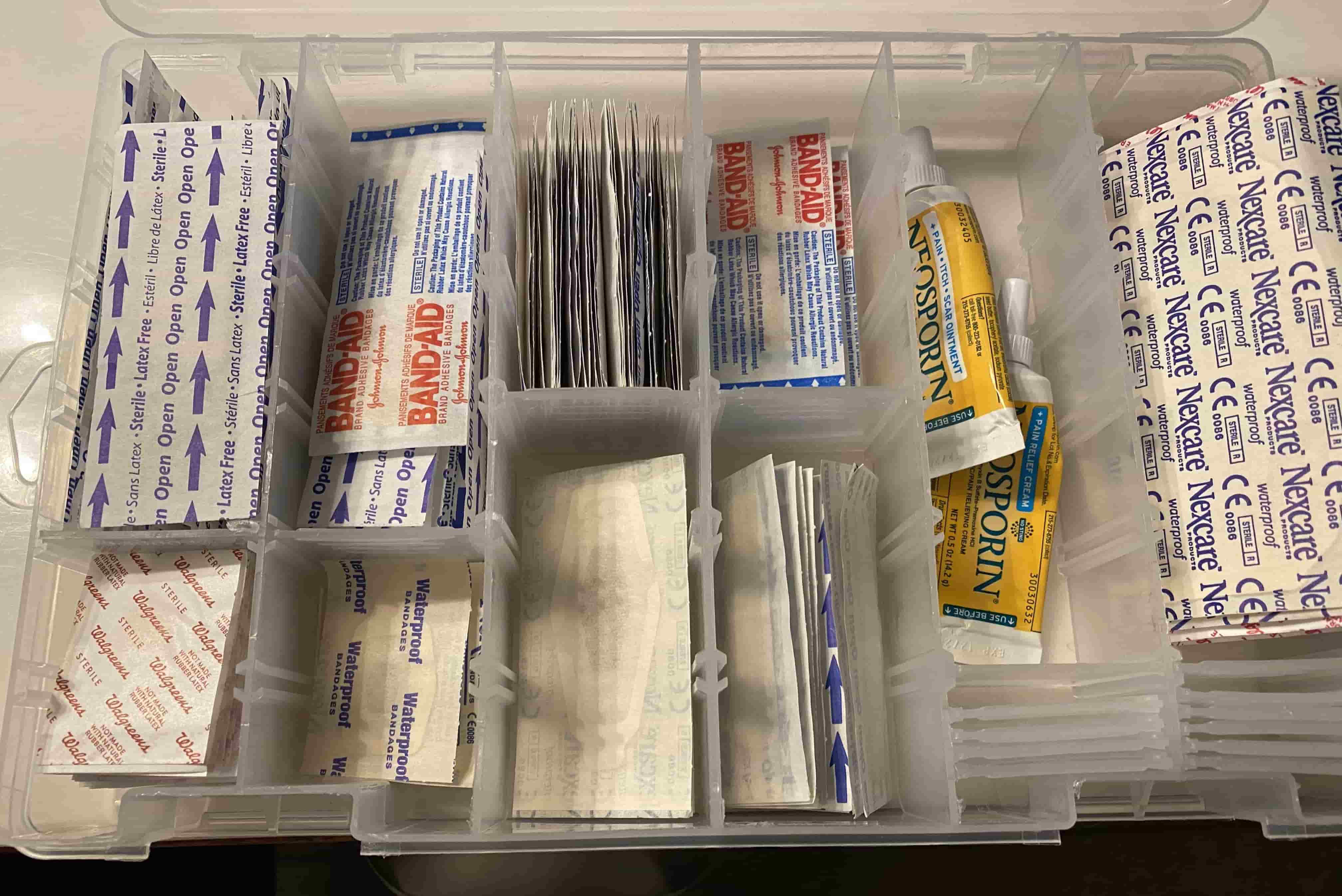 How To Organize Bandaids