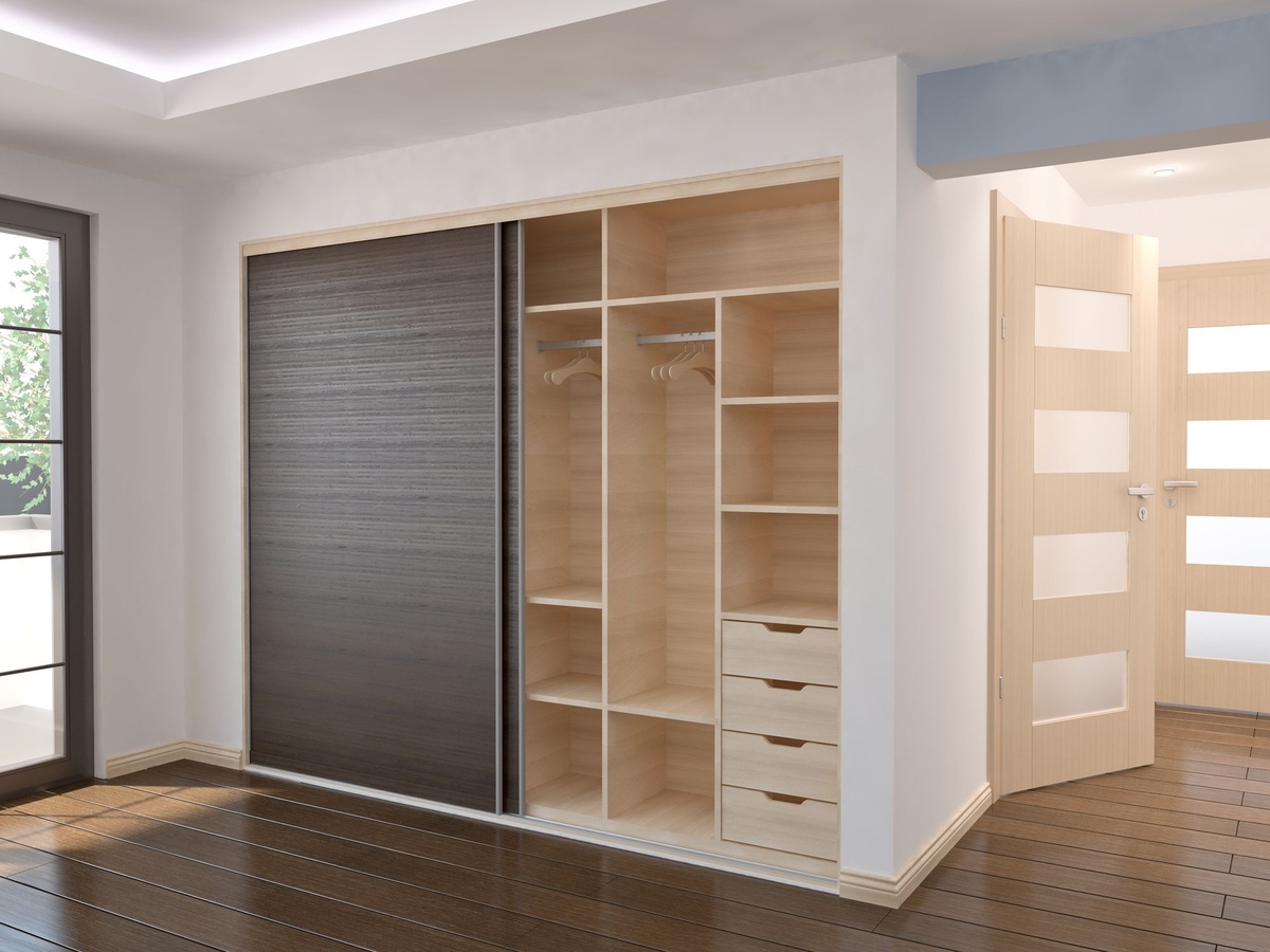 How To Organize Closet With Sliding Doors
