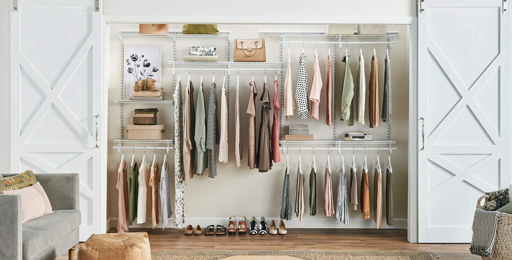 How To Organize Closet With Wire Shelves