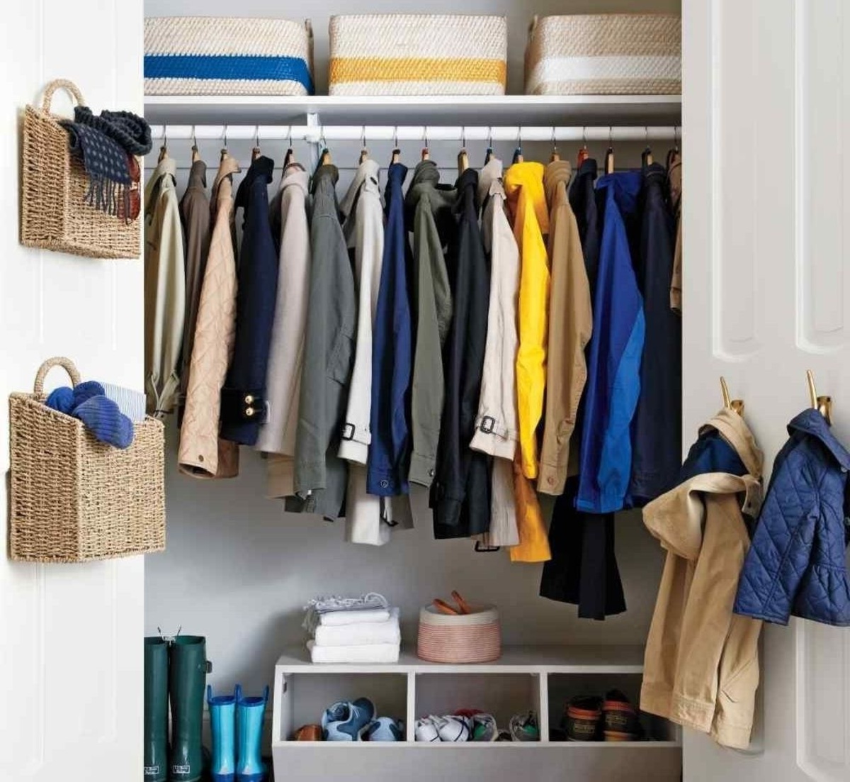 How To Organize Coat Closet