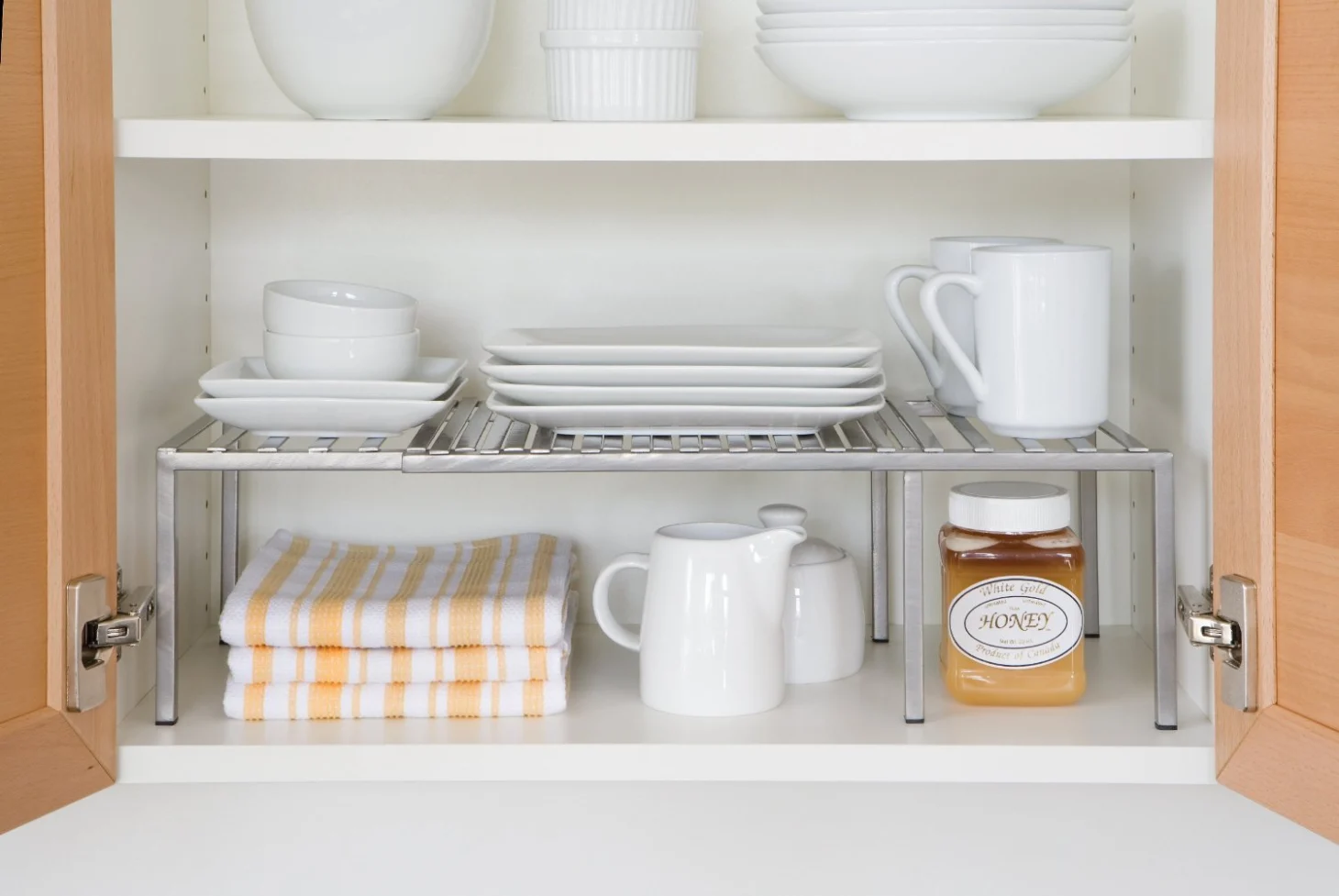 How To Organize Dishes In Kitchen Cabinets