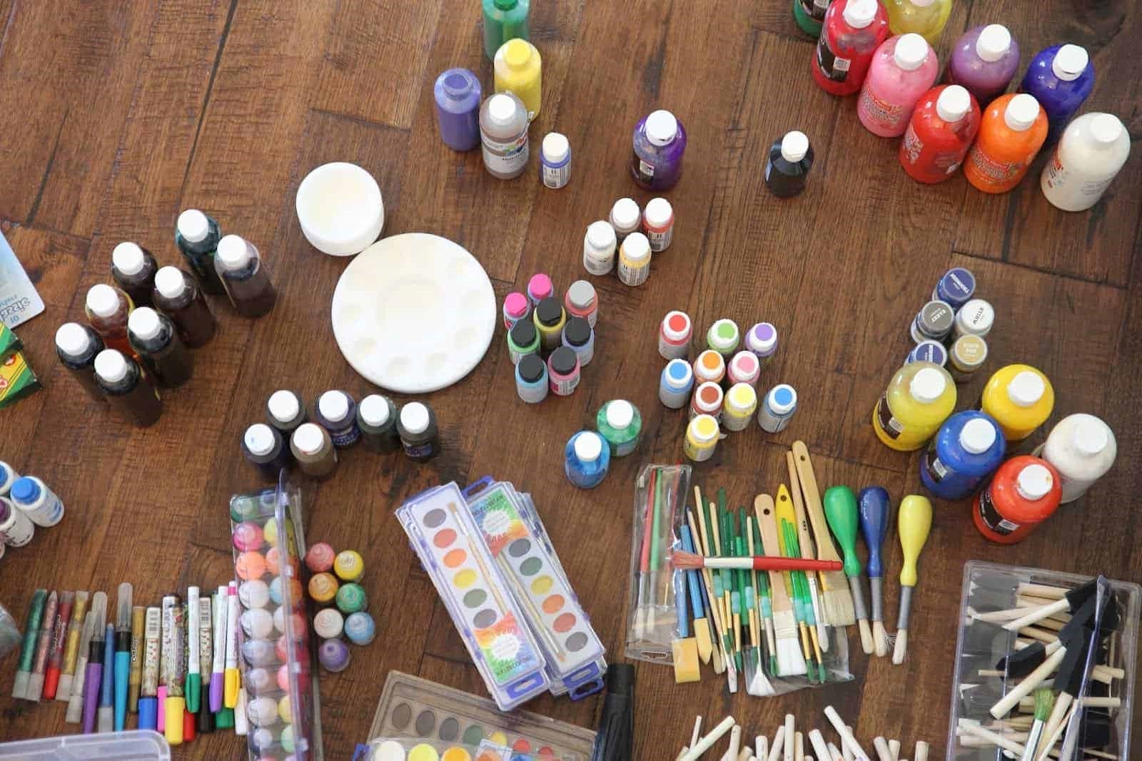 How To Organize Kids Craft Supplies