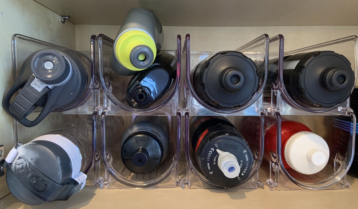 How To Organize Water Bottles In Pantry