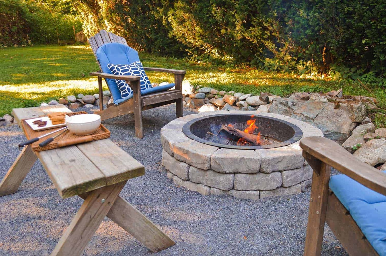 Creating A Cozy Outdoor Fire Pit With Swivel Chairs