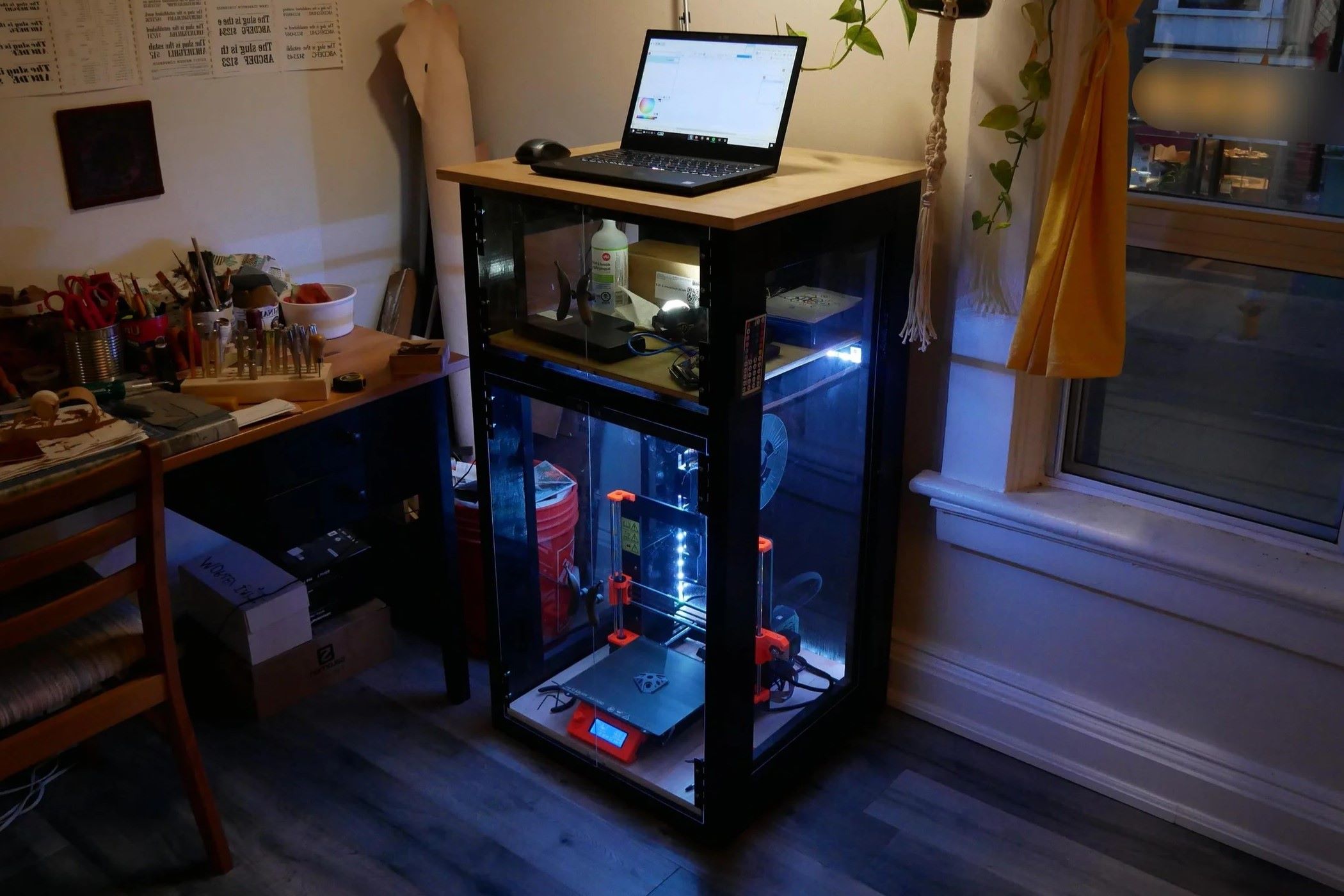 Creating a Functional Craft Corner with a 3D Printer Workstation