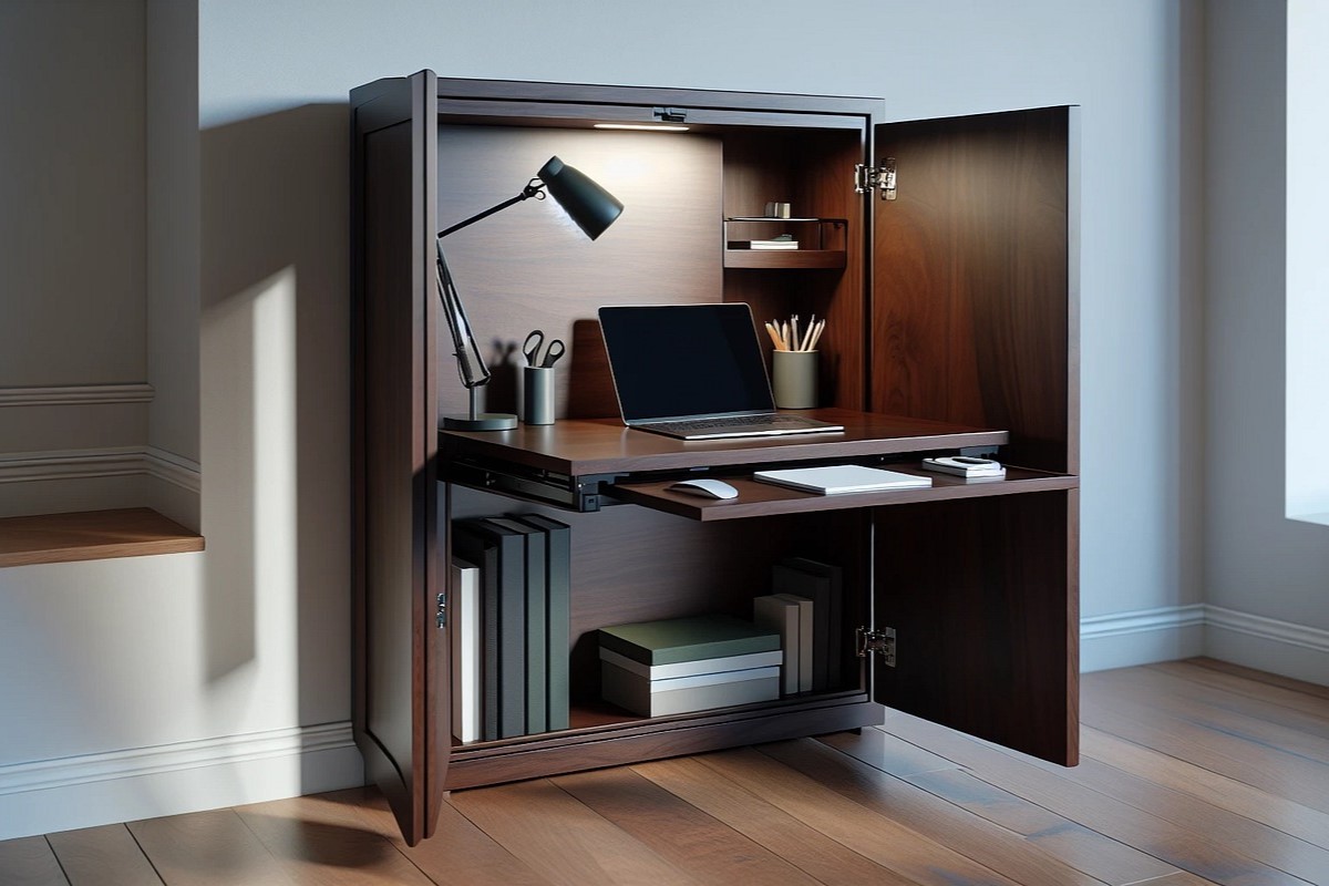 Creating A Functional Home Office With Hideaway Desk