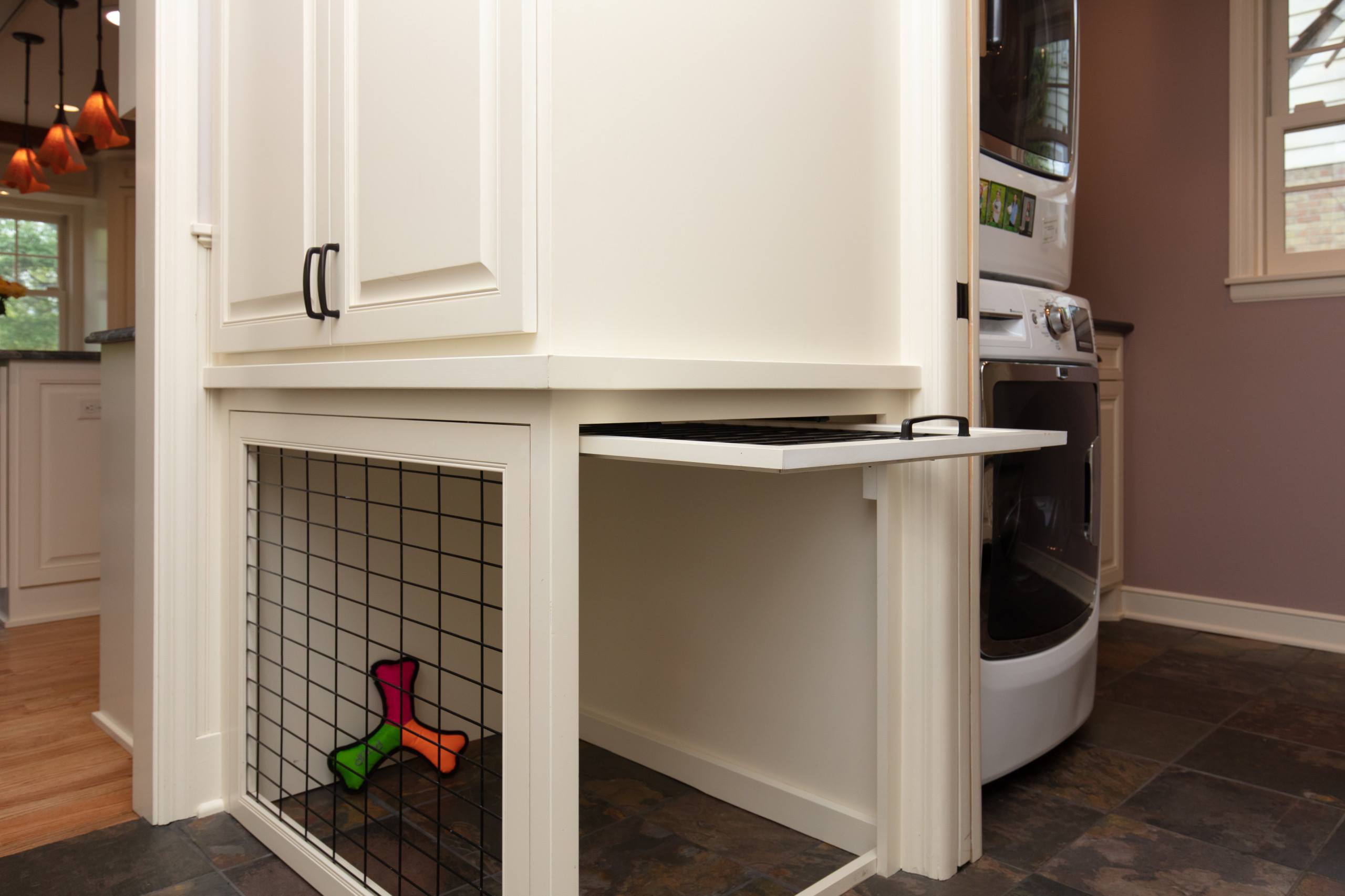 Creating A Functional Mudroom With Built-in Dog Crate