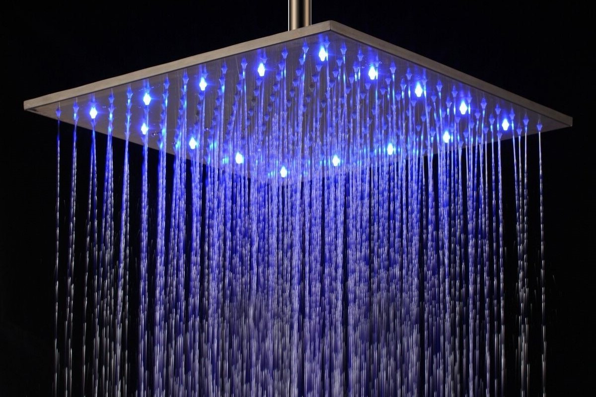 DIY Guide to Installing a Bathroom Shower with a Rainfall LED Light